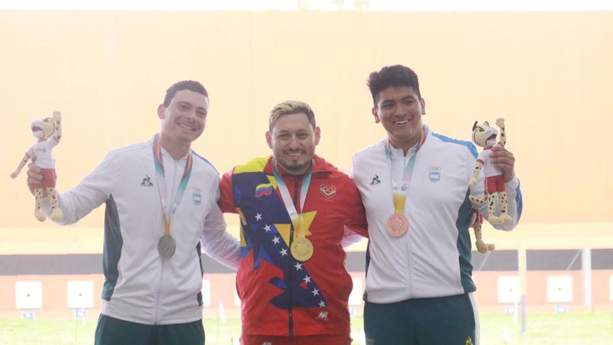 Julián Gutiérrez logró la medalla de bronce en tiro deportivo