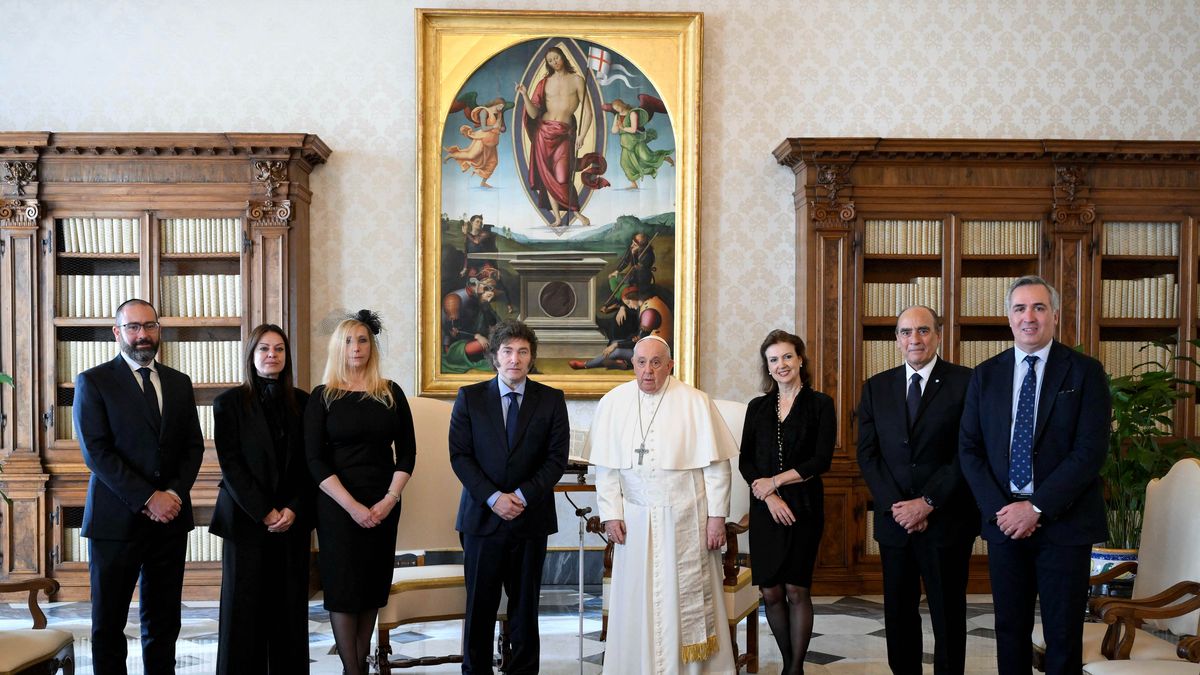 Javier Milei Y El Papa Francisco Se Reunieron En El Vaticano