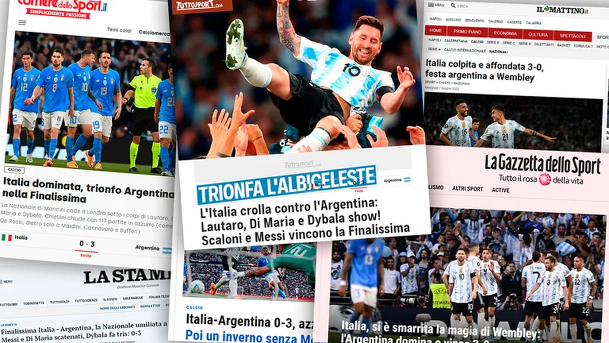 La prensa italiana durísima con su selección Humillada y Se acabó la