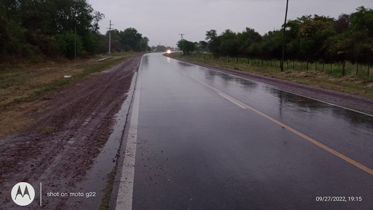 Por Agua En Calzada Transitar Con Precauci N Por Ruta