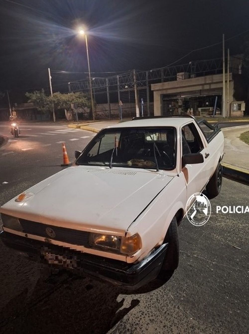 Impacto. En la rotonda.
