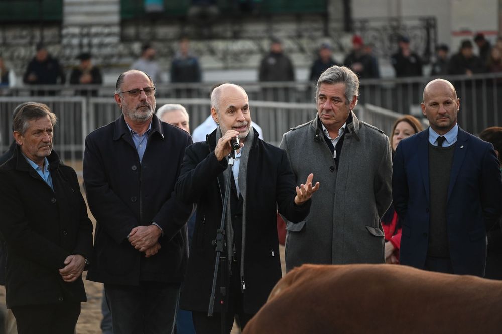 Rodríguez Larreta en La Rural.&nbsp;