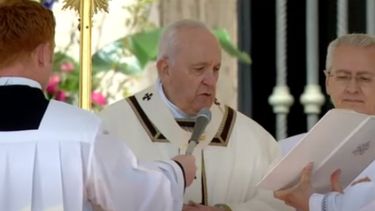 El papa Francisco en la misa de pascuas.&nbsp;