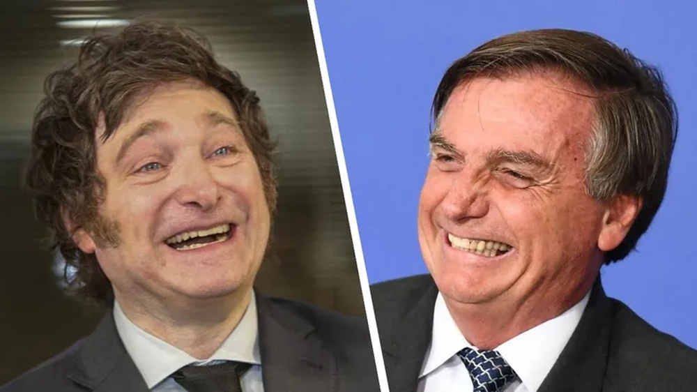 Jair Bolsonaro respaldó a Javier Milei