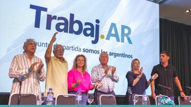 luis barrionuevo presento trabaj.ar, un partido del movimiento sindical