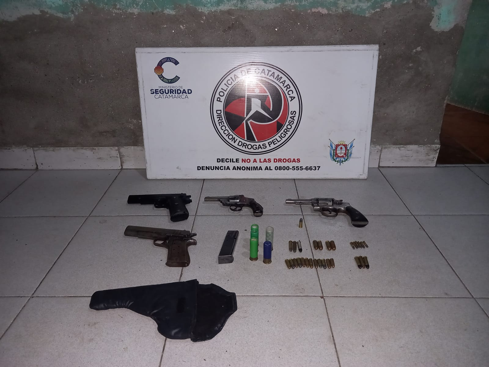 Armas de fuego secuestradas