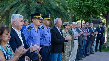 Rubén Dusso.&nbsp; Encabezó el acto oficial en homenaje al cumplirse 245 años del natalicio del General José de San Martín