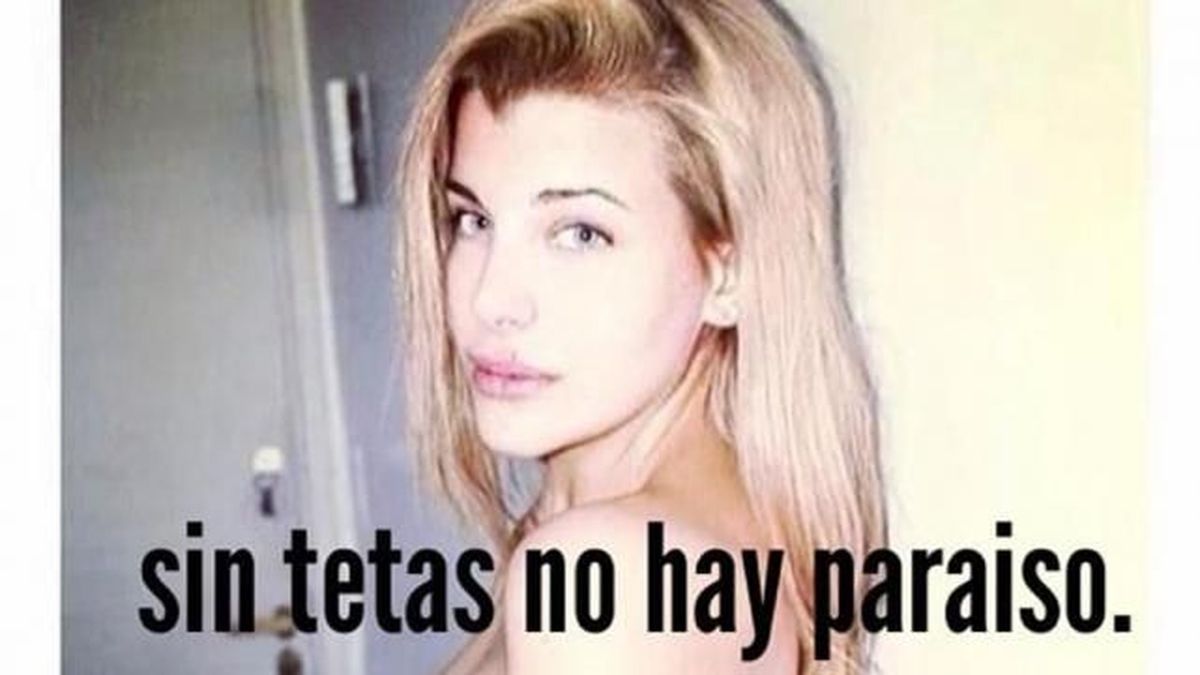 El topless de Charlotte Caniggia que da qué hablar en Twitter