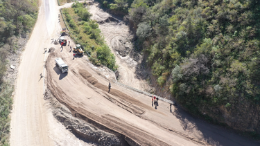 realizan tareas de mantenimiento sobre la ruta nacional 60 en la cebila