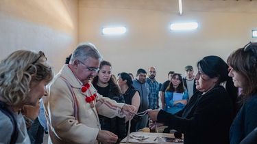 la comunidad de laguna blanca se desarrolla con la ruta del telar y capacitacion