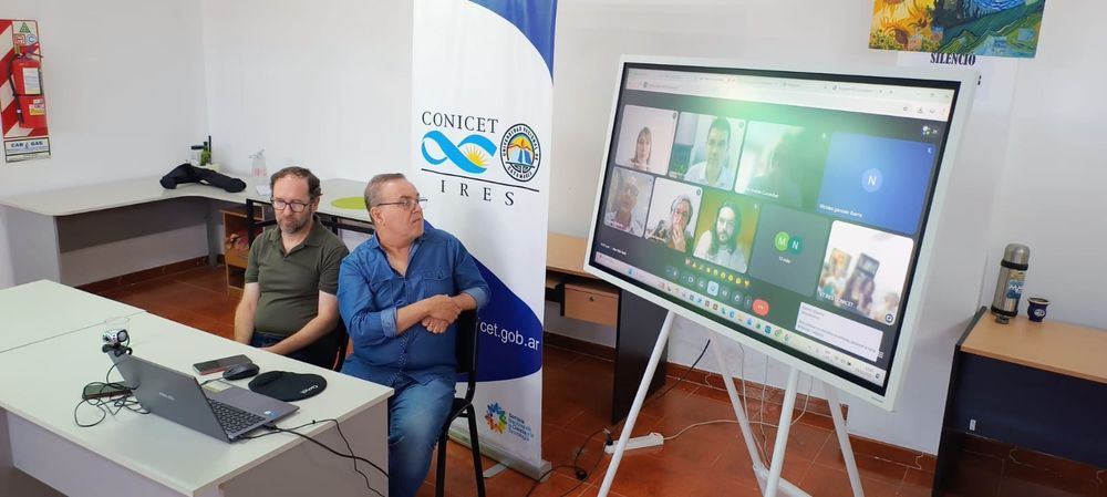 Anuncio. Durante la presentación del proyecto de saneamiento.