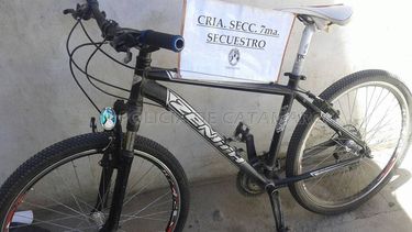 Tras una persecución, recuperan una bici robada