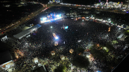 Noche histórica: 40 mil personas bailaron con Damián Córdoba en el Poncho