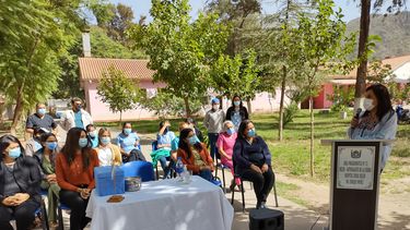 con el personal de salud, arranco la campana de vacunacion antigripal