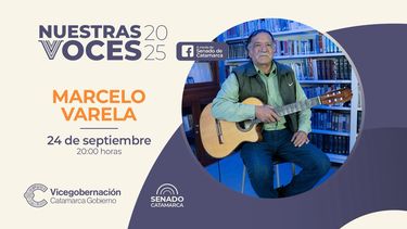 Marcelo Varela le pone su voz al séptimo episodio de Nuestras Voces