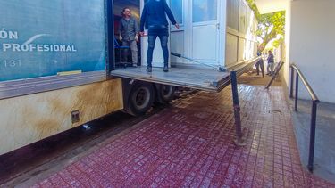 aula taller movil de mecanica del automotor en andalgala