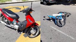 Dos motociclistas heridos en un accidente