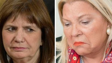 Patricia Bullich y Elisa Carrió