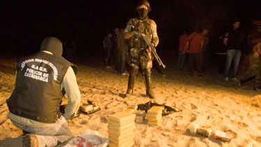 Hallan enterrados 30 kilos de marihuana a la vera de Río del Valle
