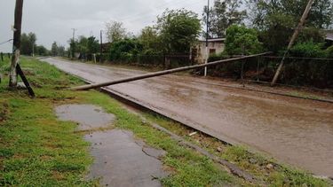 por una fuerte tormenta, gran parte de los altos se quedo sin energia electrica
