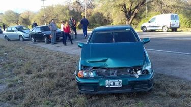 Choque en cadena en la ruta 1