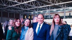 Respaldo. En 2013, Lucía Corpacci nombró a Saadi como ministro de Gobierno