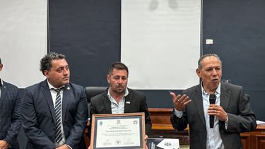el concejo deliberante distinguio a periodistas por el streaming del beato
