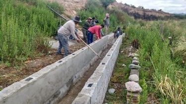 Avanzan en obra de agua potable para pueblos del interior de Belén