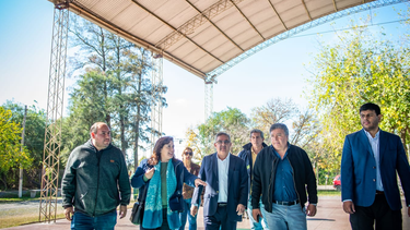 Raúl Jalil recorrió obras en Capayán&nbsp;