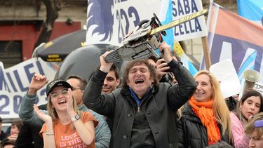 Triunfo. Javier Milei ha conseguido imponer sus términos en la campaña electoral. la economía se desmadra.