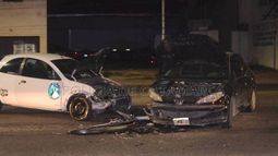 Chocaron dos autos en la avenida Presidente Castillo