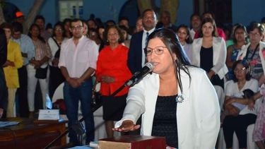 Érica Inga, intendenta de Santa María.&nbsp;