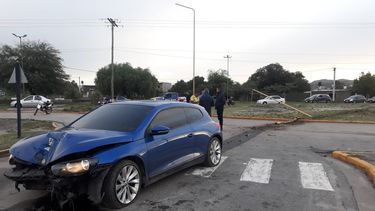 Grave accidente en la rotonda de Choya y México