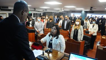 Juramento. Guerrero juró por un nuevo mandato en la cámara baja.&nbsp;