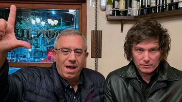 Carlos Maslatón y Javier Milei