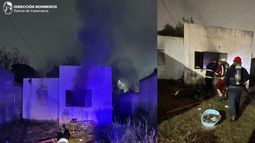 Sofocaron un incendio en una vivienda del barrio Los Eucaliptos