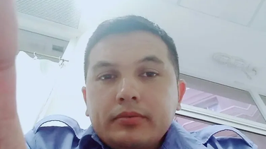 Policía. Agente Oscar Ramírez.