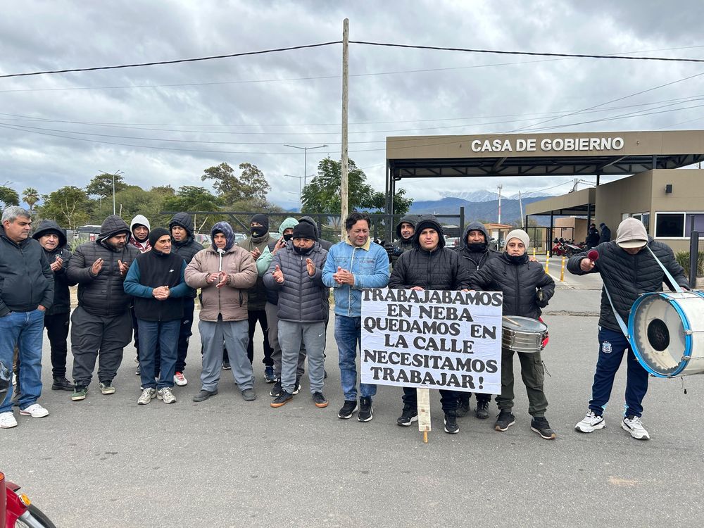 Reclamo. Quedamos en la calle; necesitamos trabajar, manifestaron.&nbsp;