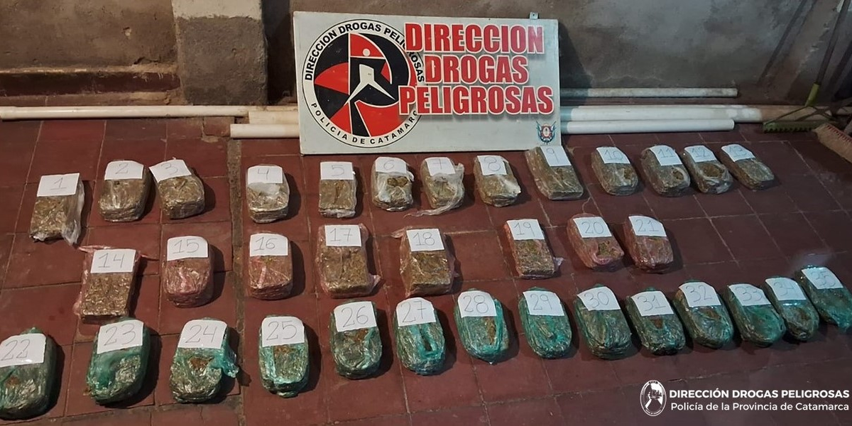 Importante operativo antidrogas: secuestraron casi 18 kilos de marihuana Importante operativo antidrogas: secuestraron casi 18 kilos de marihuana