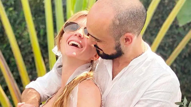 Abel Pintos se casó con Mora Calabrese en septiembre del año pasado.&nbsp;
