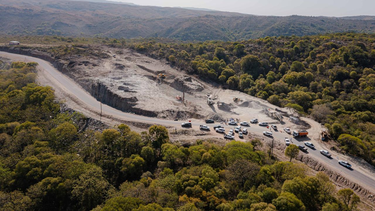 se trabaja a toda marcha en la obra basica y pavimentacion de ruta provincial n°42