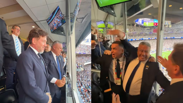Video: el eufórico festejo de Chiqui Tapia tras los goles de Argentina ante Suiza
