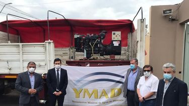 YMAD donó grupo electrógeno al Ministerio de Seguridad
