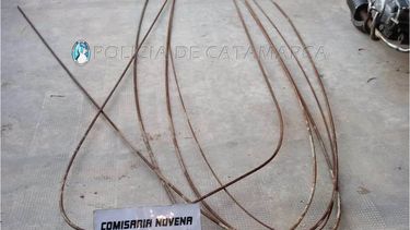 Fue demorado por robar varillas de hierro de una obra en construcción