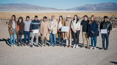 Laguna Blanca recibió su certificado de candidato  a mejor pueblo del mundo