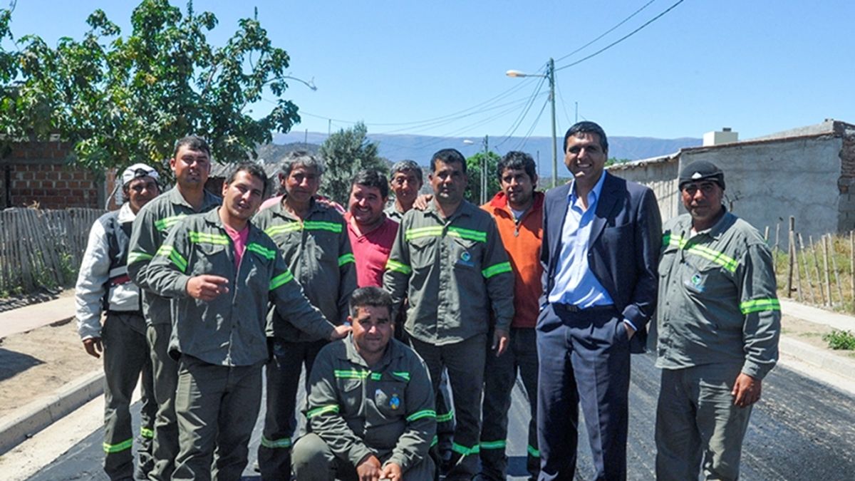 Avanzan las obras en barrio La Esperanza