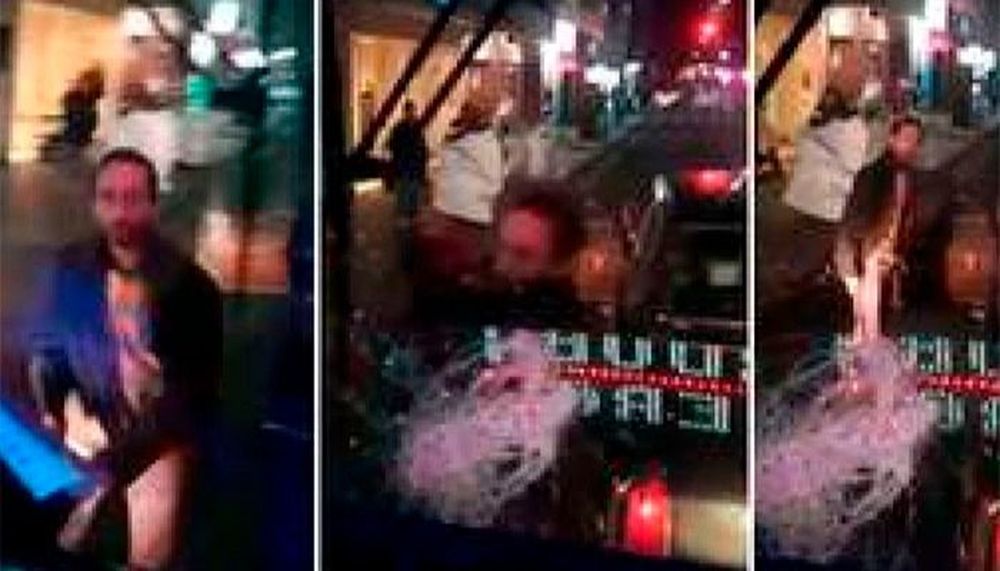 Se bajó del auto y destrozó el parabrisas. Como en Relatos Salvajes.&nbsp;