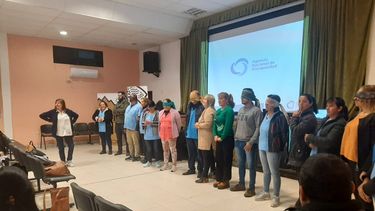 Agentes sanitarios y profesionales del Área Programática N°5 (Pomán).