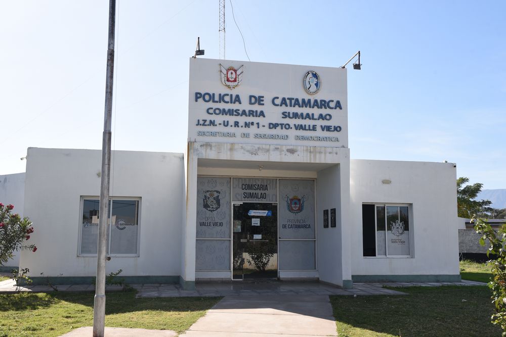 Detenido. En la comisaría de Sumalao, departamento Valle Viejo.&nbsp;
