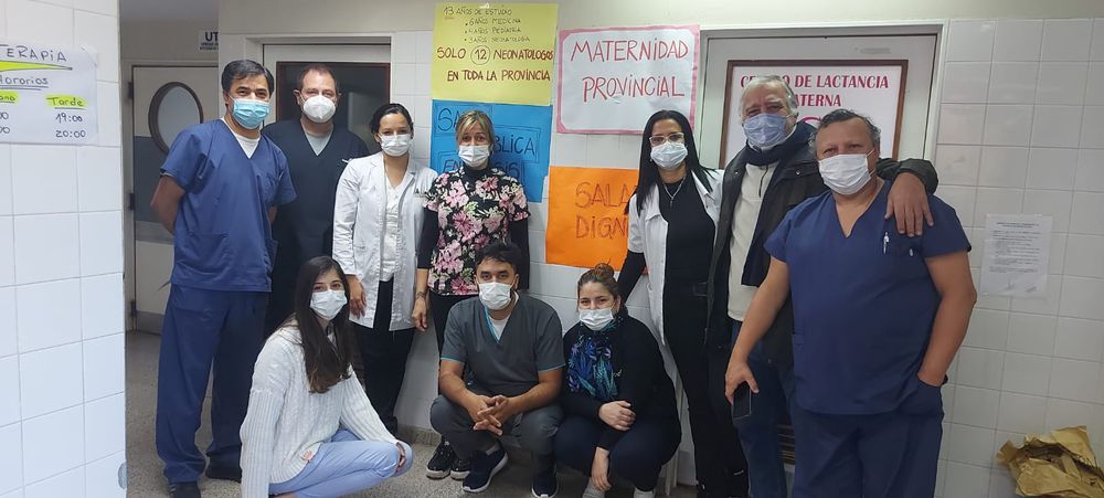 Neonatólogos de la Maternidad se suman a los reclamos.